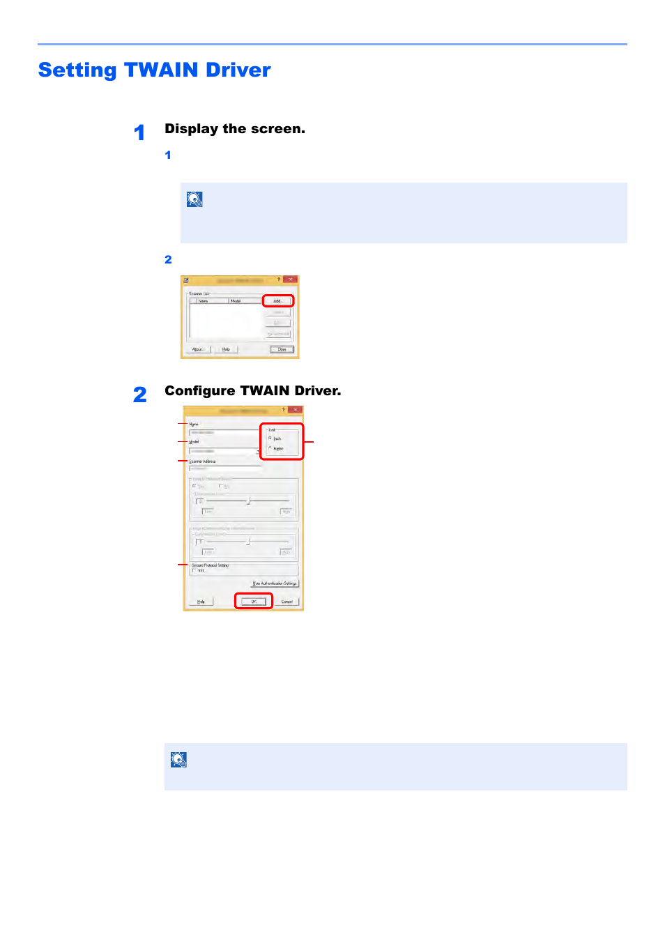 Setting twain driver, Setting twain driver -55 | Kyocera TASKalfa 2552ci User Manual | Page 122 / 682