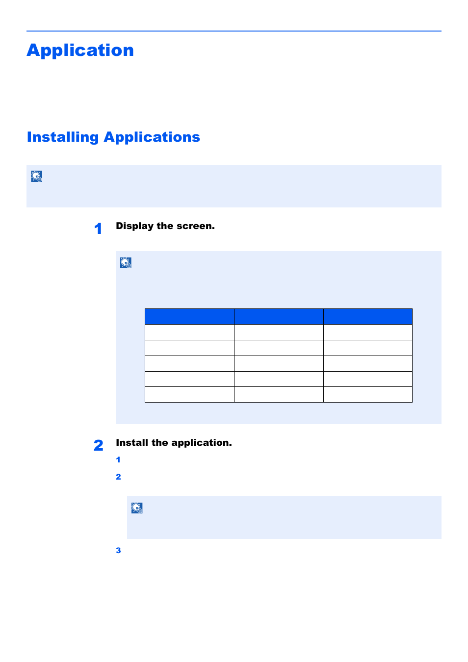 Application, Installing applications, Application -13 | Installing applications -13 | Kyocera TASKalfa 2552ci User Manual | Page 221 / 682