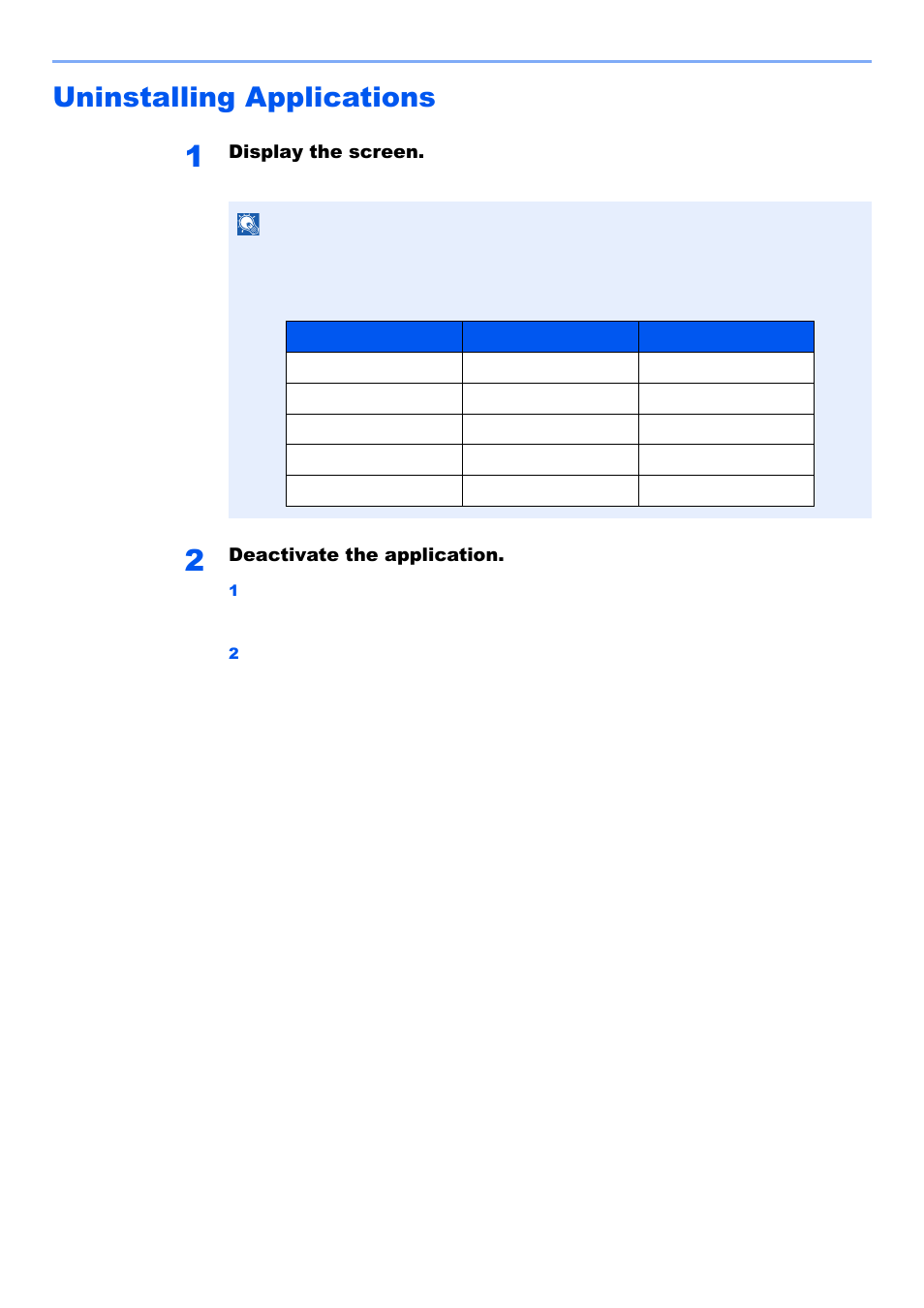 Uninstalling applications, Uninstalling applications -16 | Kyocera TASKalfa 2552ci User Manual | Page 224 / 682