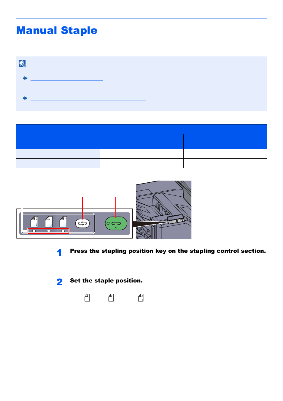 Manual staple, Manual staple -71 | Kyocera TASKalfa 2552ci User Manual | Page 279 / 682