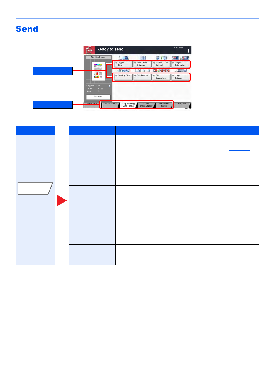 Send, Send -5 | Kyocera TASKalfa 2552ci User Manual | Page 285 / 682
