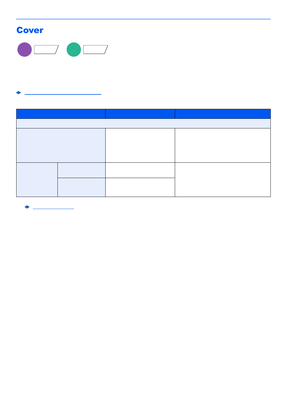 Cover, Cover -55, Adds a cover to the finished documents | Kyocera TASKalfa 2552ci User Manual | Page 335 / 682