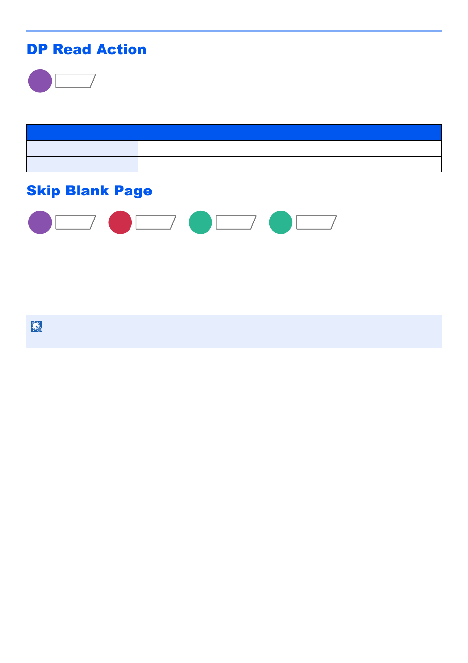 Dp read action, Skip blank page | Kyocera TASKalfa 2552ci User Manual | Page 354 / 682