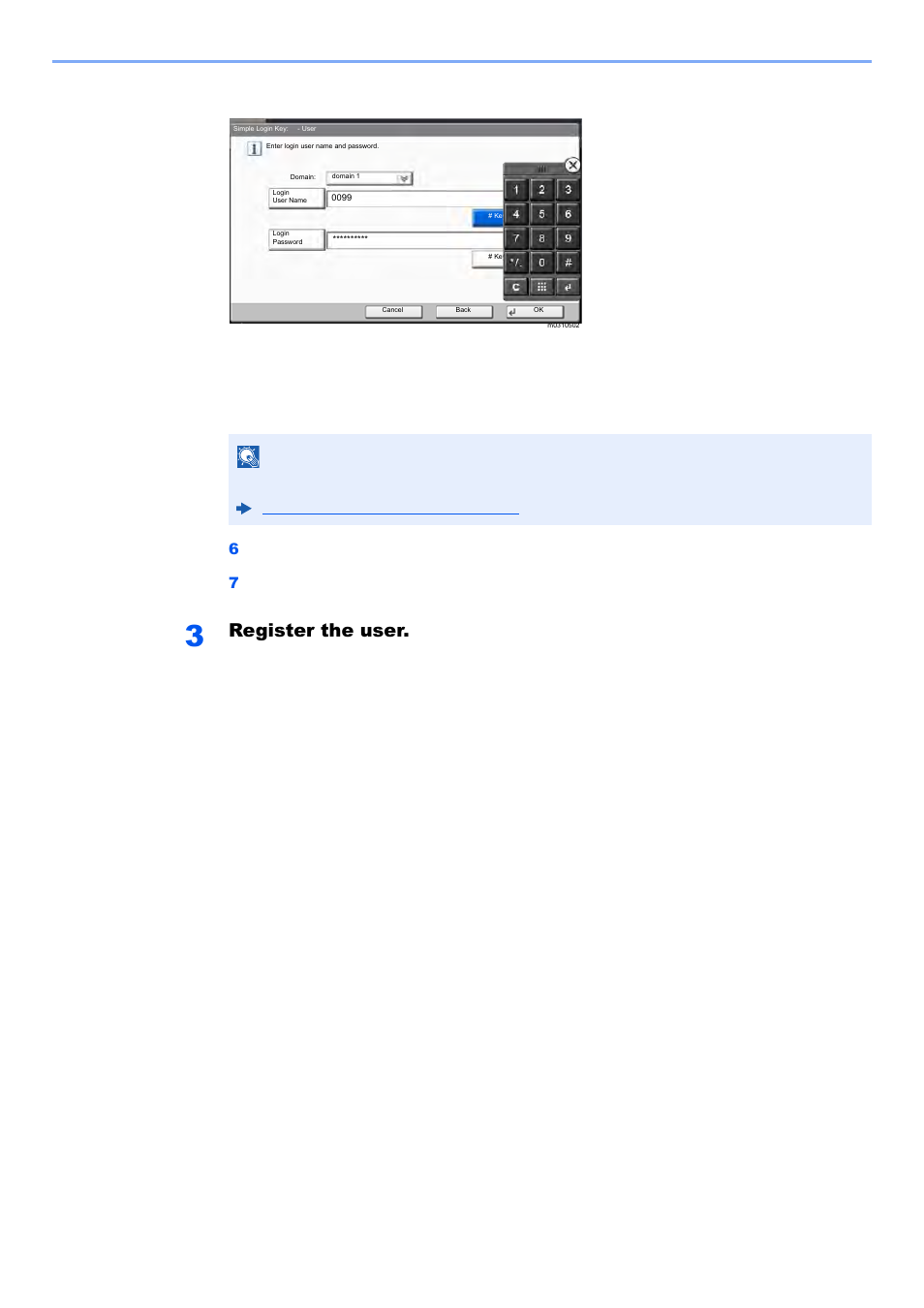 Register the user | Kyocera TASKalfa 2552ci User Manual | Page 485 / 682