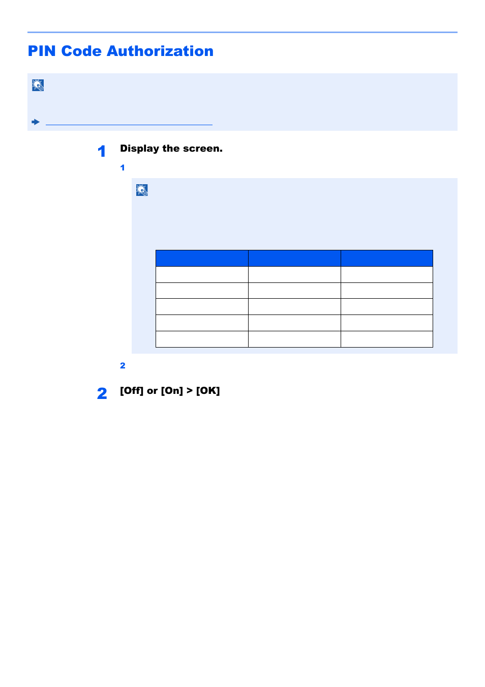 Pin code authorization, Pin code authorization -32 | Kyocera TASKalfa 2552ci User Manual | Page 487 / 682