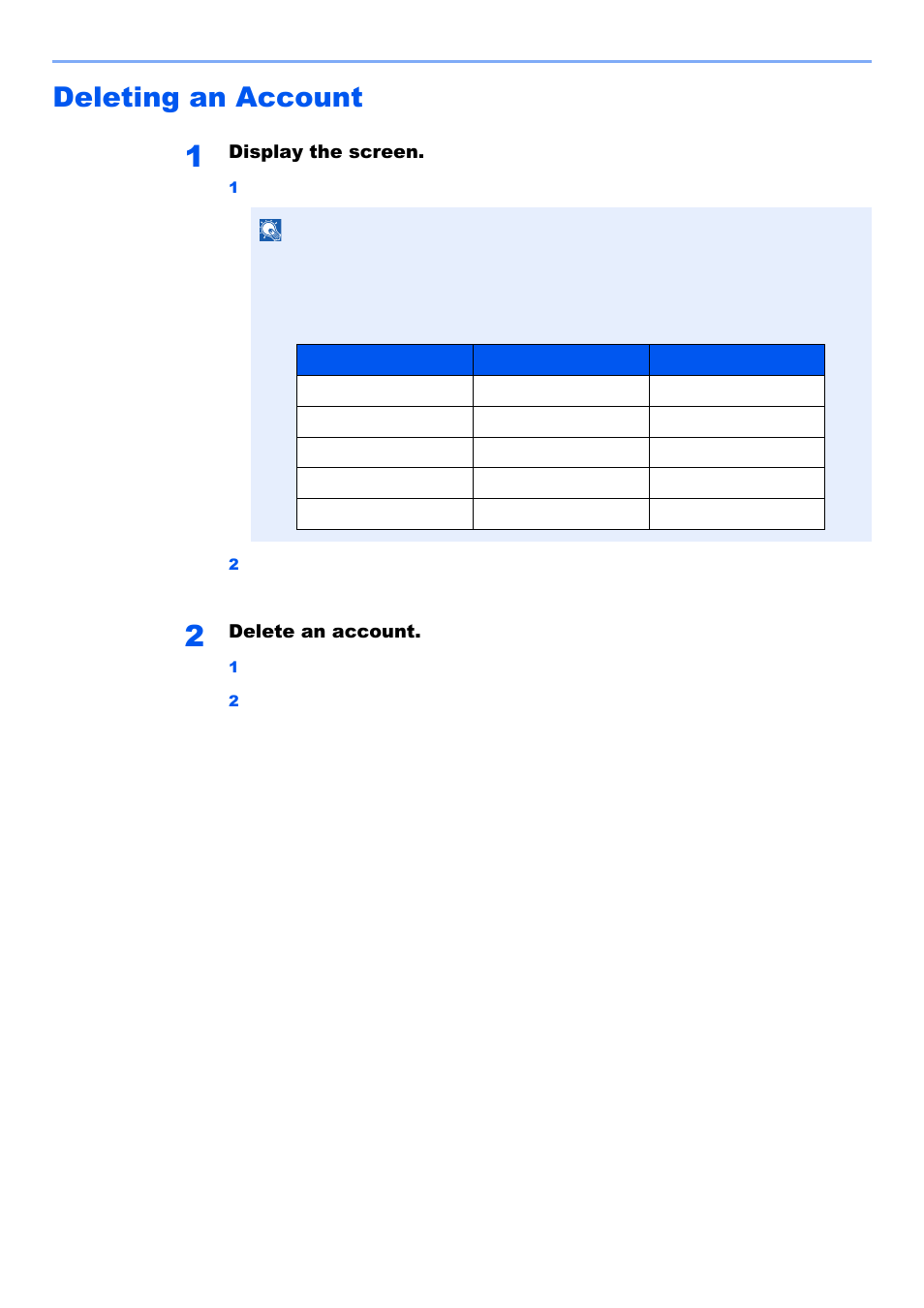 Deleting an account, Deleting an account -41 | Kyocera TASKalfa 2552ci User Manual | Page 496 / 682