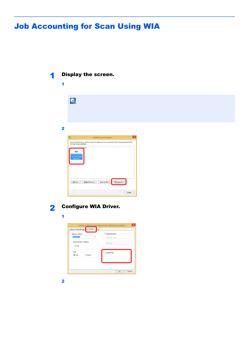Job accounting for scan using wia, Job accounting for scan using wia -44 | Kyocera TASKalfa 2552ci User Manual | Page 499 / 682