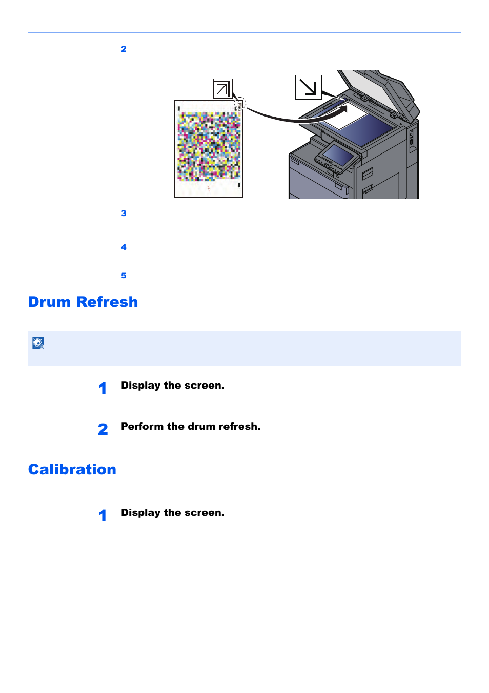 Drum refresh, Calibration, Drum refresh -55 calibration -55 | Kyocera TASKalfa 2552ci User Manual | Page 566 / 682