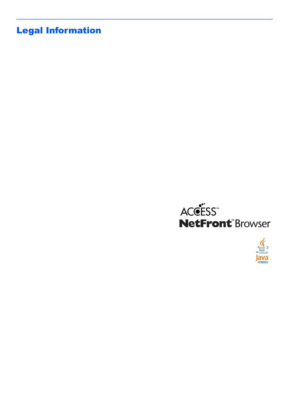 Legal information, Legal information -12, Regarding trade names | Kyocera TASKalfa 2552ci User Manual | Page 61 / 682