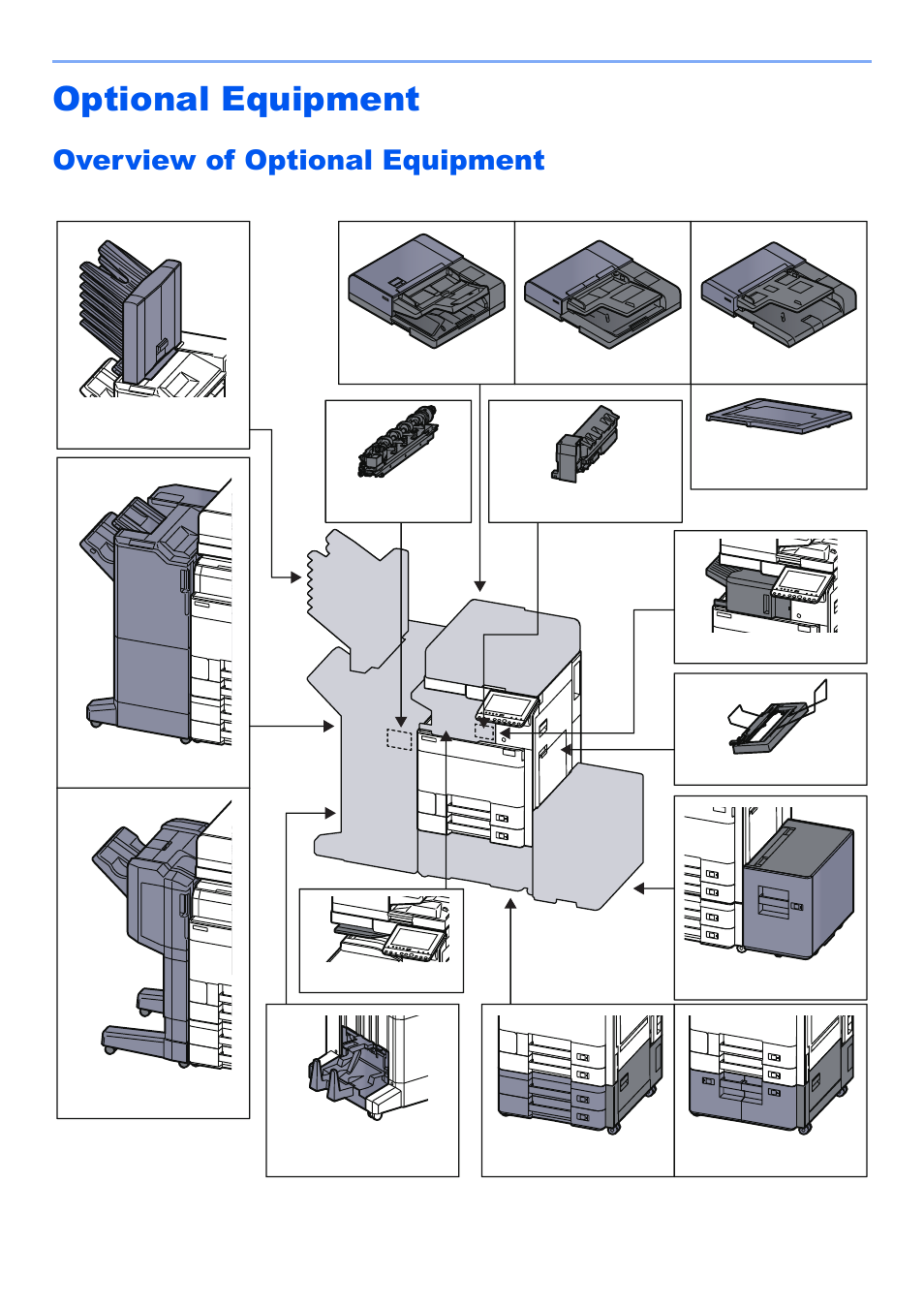 Optional equipment, Overview of optional equipment, Optional equipment -2 | Overview of optional equipment -2 | Kyocera TASKalfa 2552ci User Manual | Page 633 / 682