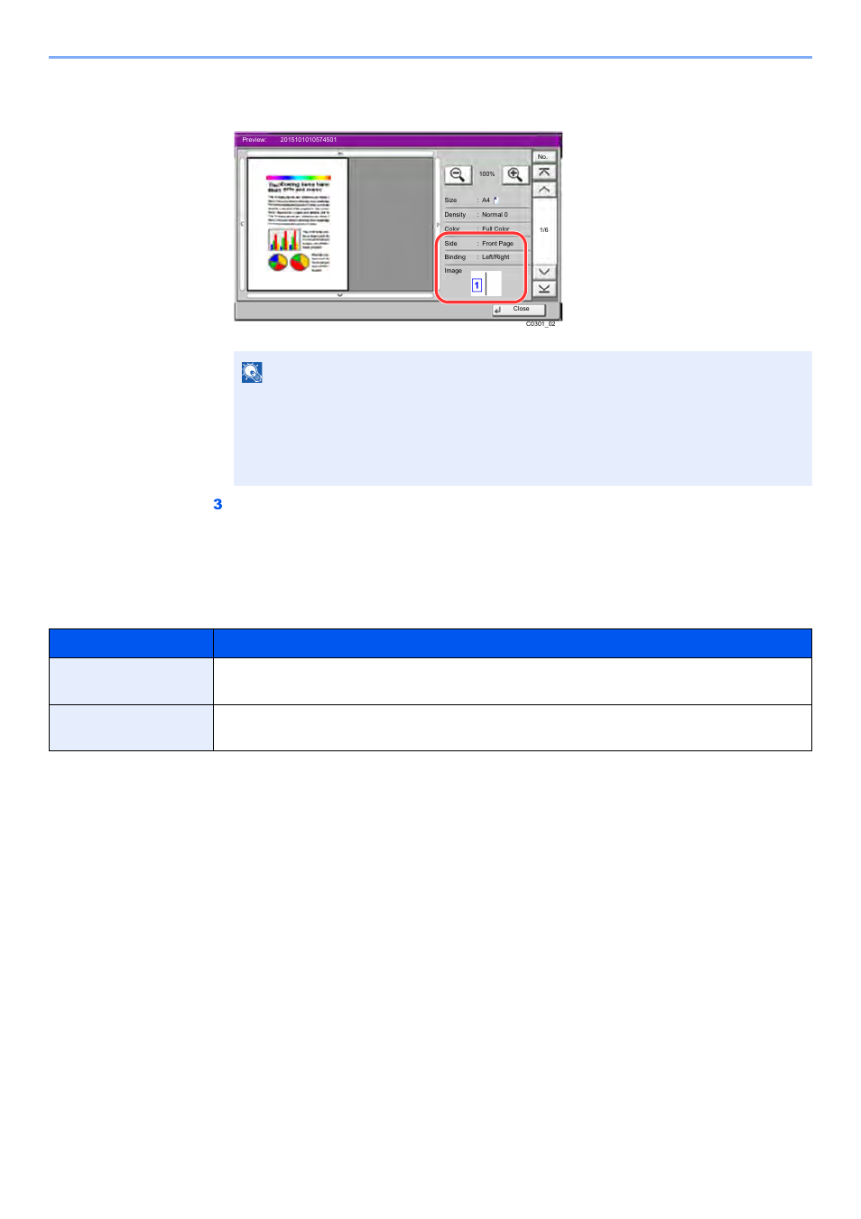 Using the preview screen | Kyocera TASKalfa 2552ci User Manual | Page 89 / 682