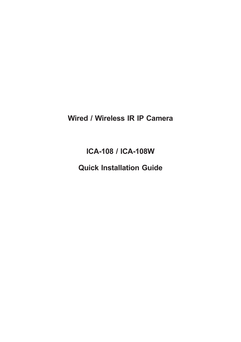 PLANET ICA-108 User Manual | 16 pages