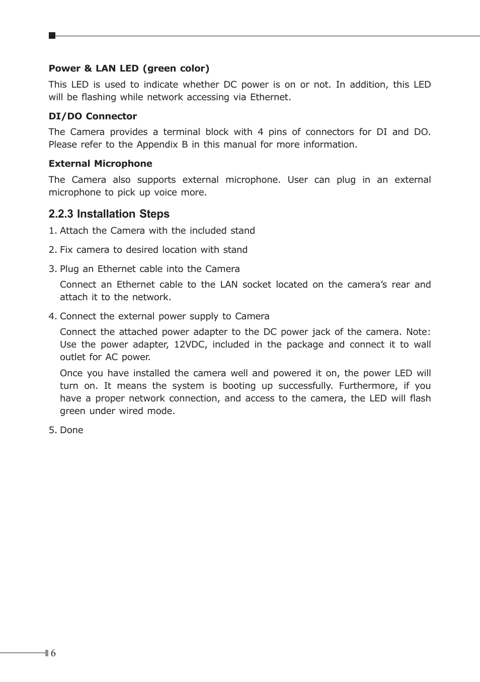 3 installation steps | PLANET ICA-120 User Manual | Page 6 / 20