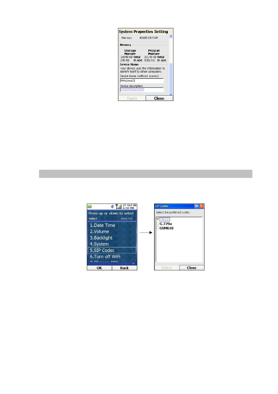 Sip codec selection | PLANET VIP-191 User Manual | Page 40 / 130