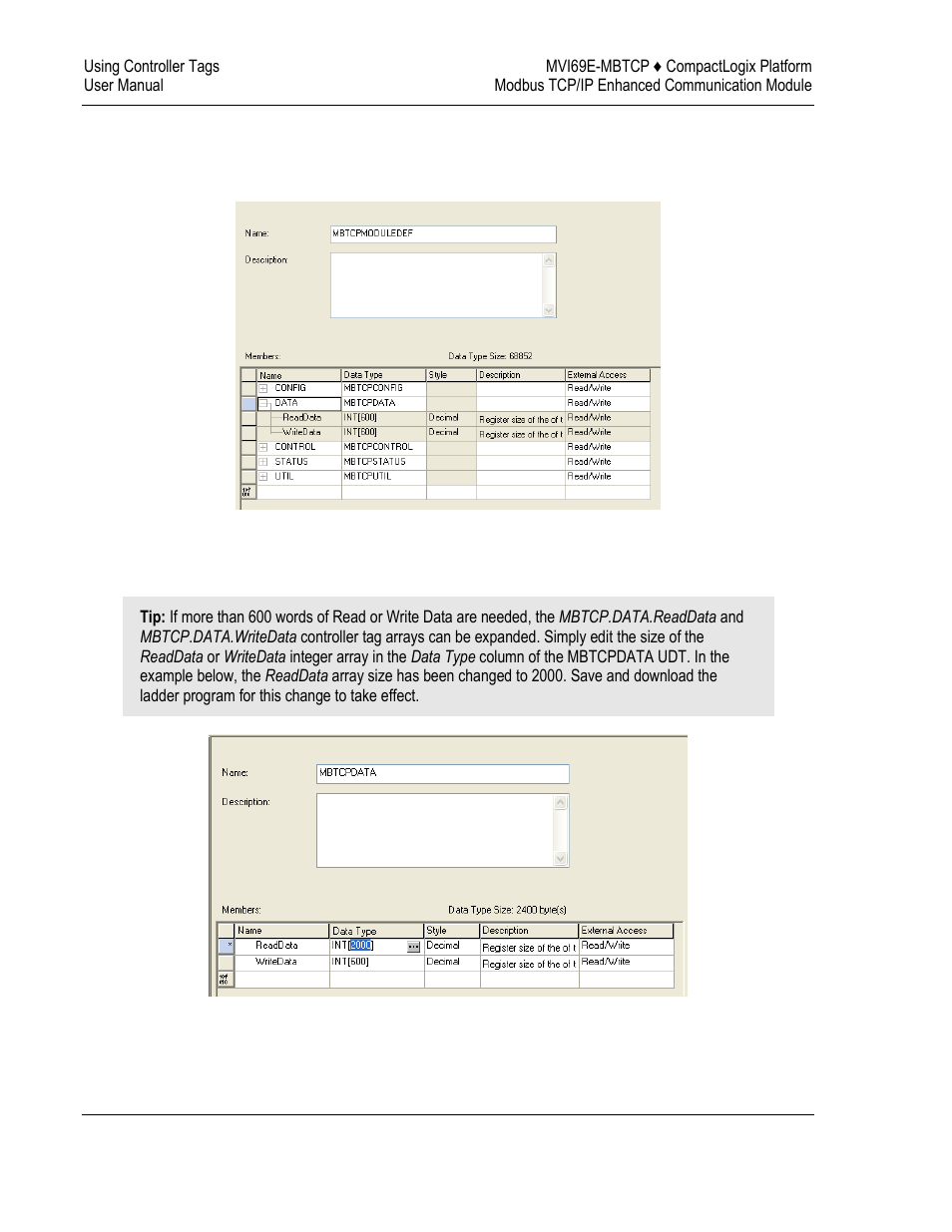ProSoft Technology MVI69E-MBTCP User Manual | Page 78 / 150