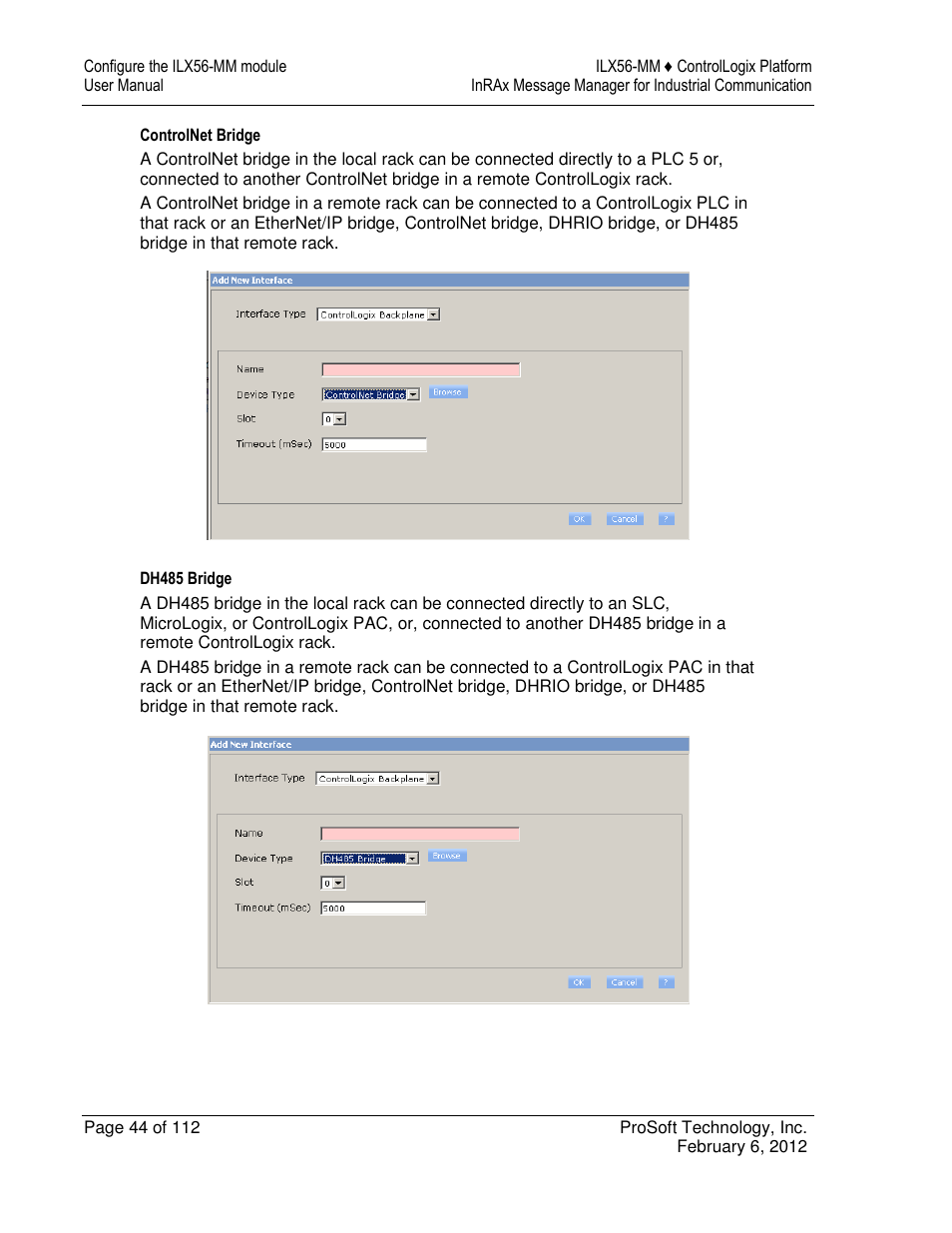 ProSoft Technology ILX56-MM User Manual | Page 44 / 112