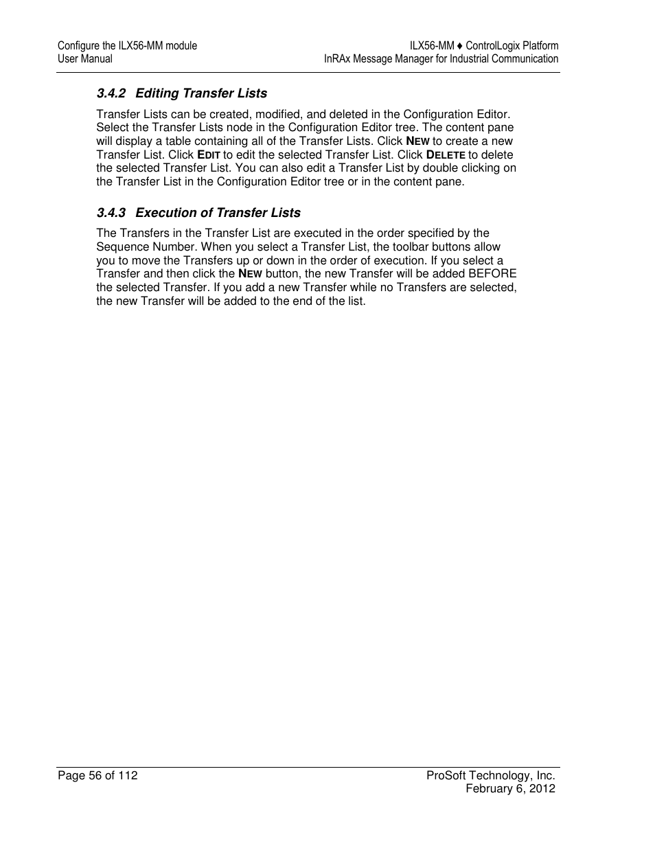 ProSoft Technology ILX56-MM User Manual | Page 56 / 112