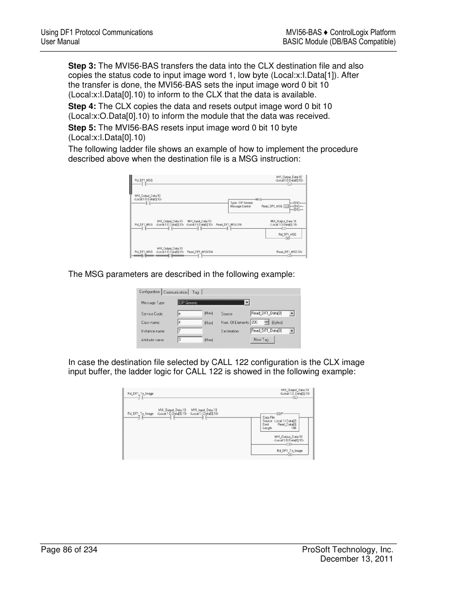 ProSoft Technology MVI56-BAS User Manual | Page 86 / 234