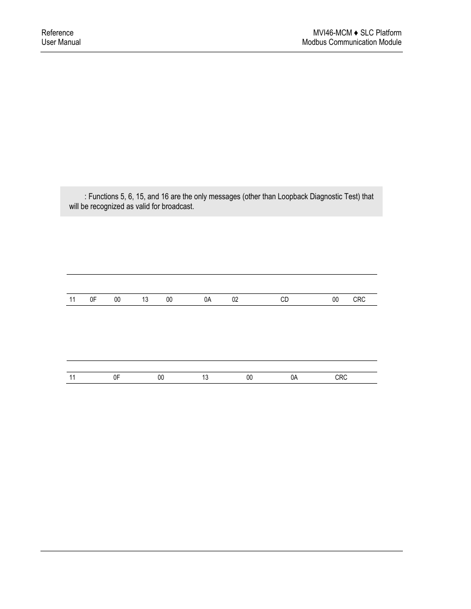 ProSoft Technology MVI46-MCM User Manual | Page 92 / 108