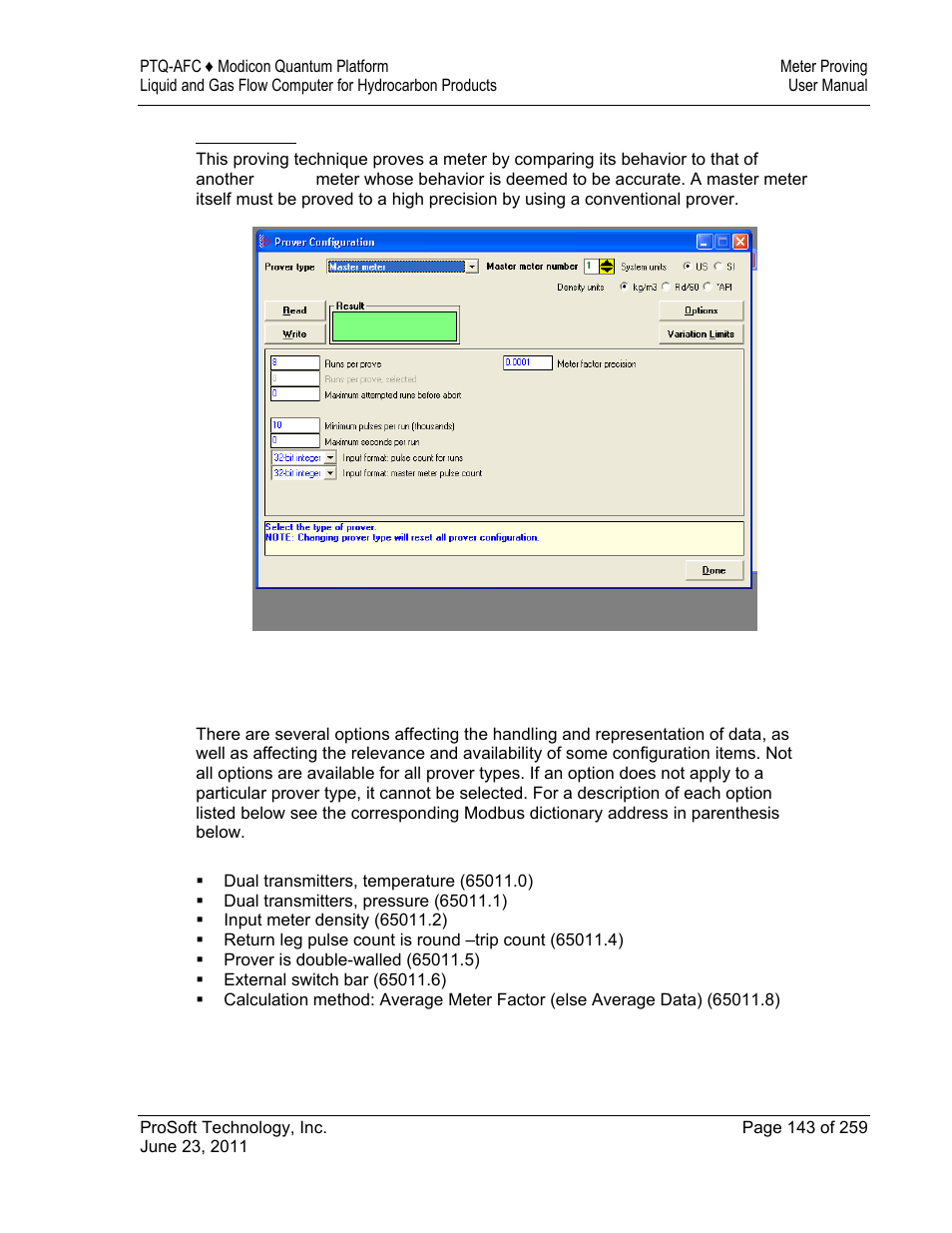 ProSoft Technology PTQ-AFC User Manual | Page 143 / 259