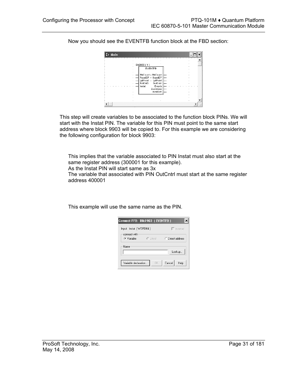 ProSoft Technology PTQ-101M User Manual | Page 31 / 181