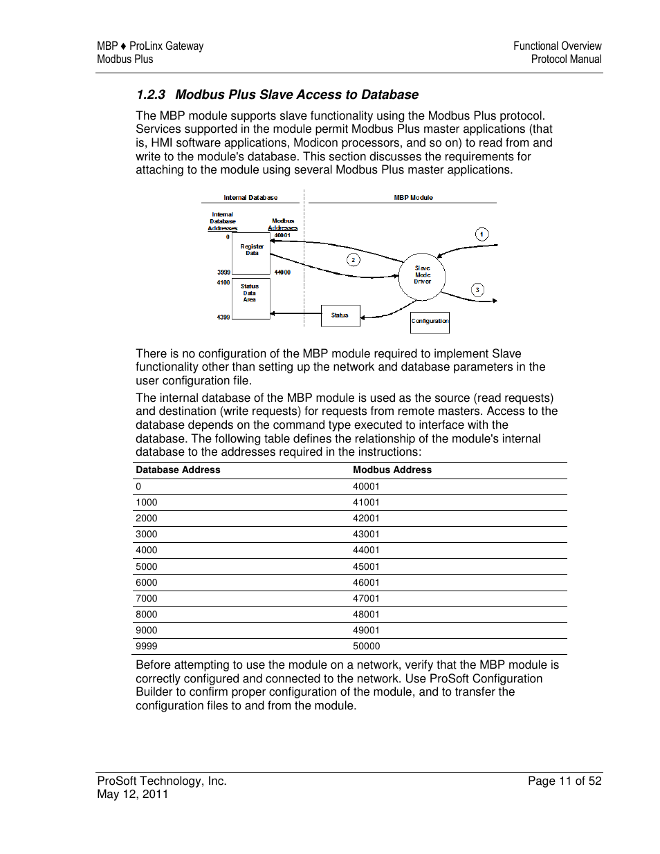 ProSoft Technology 5301-MBP-ASCII User Manual | Page 11 / 52