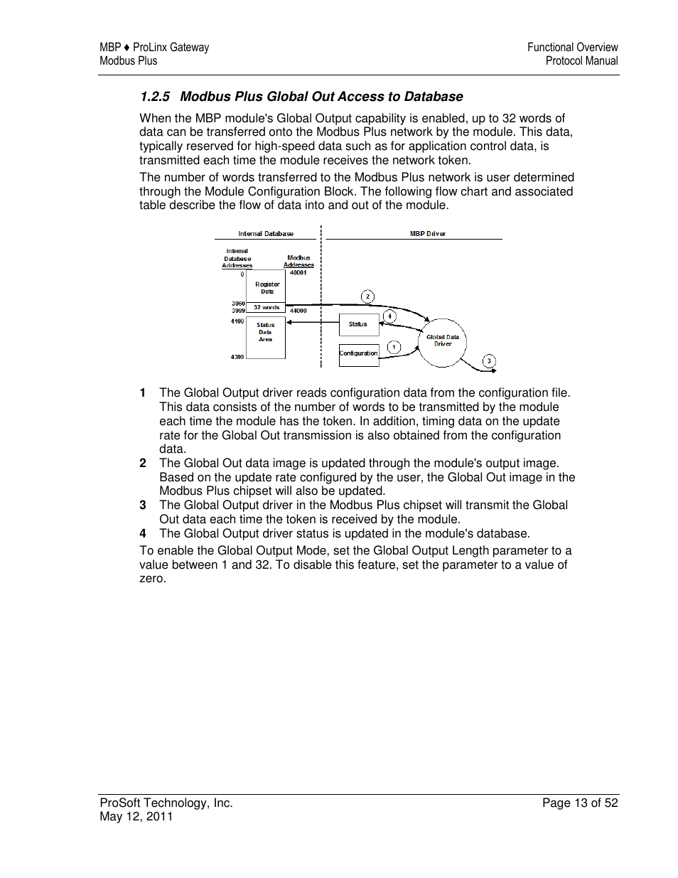 ProSoft Technology 5301-MBP-ASCII User Manual | Page 13 / 52