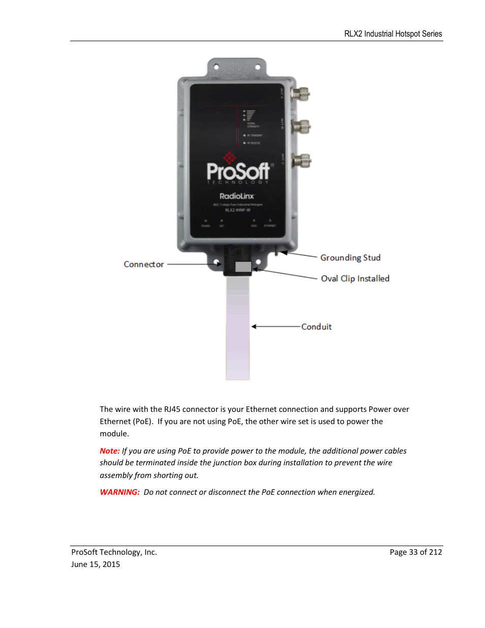 ProSoft Technology RLX2-IHNF-WC User Manual | Page 33 / 212
