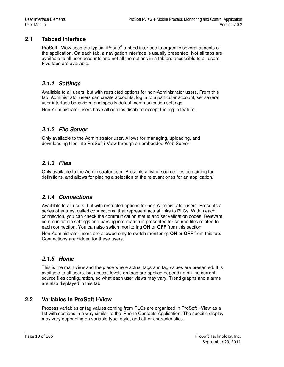 ProSoft Technology ProSoft i-View User Manual | Page 10 / 106