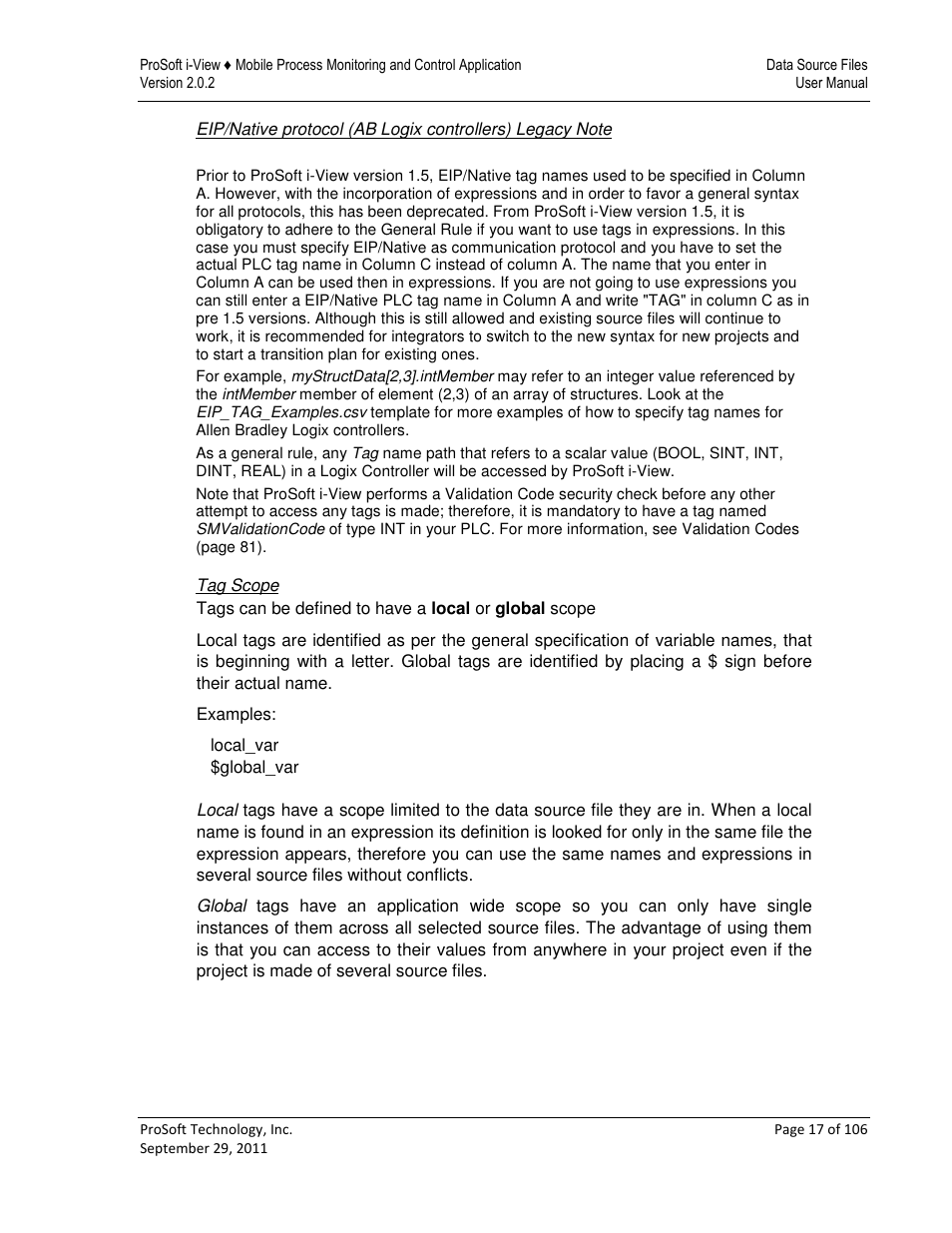 ProSoft Technology ProSoft i-View User Manual | Page 17 / 106