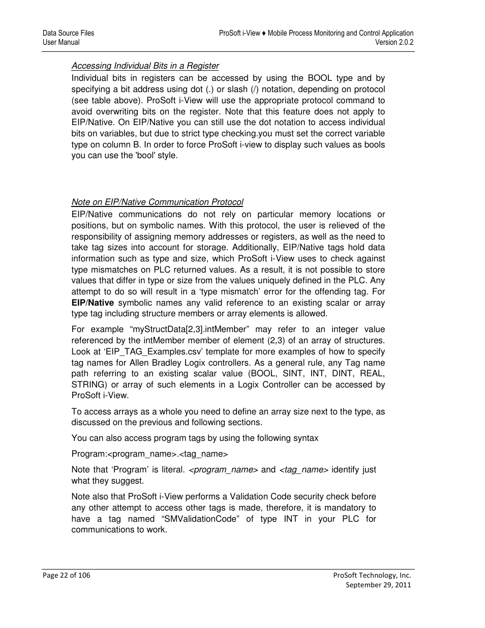 ProSoft Technology ProSoft i-View User Manual | Page 22 / 106