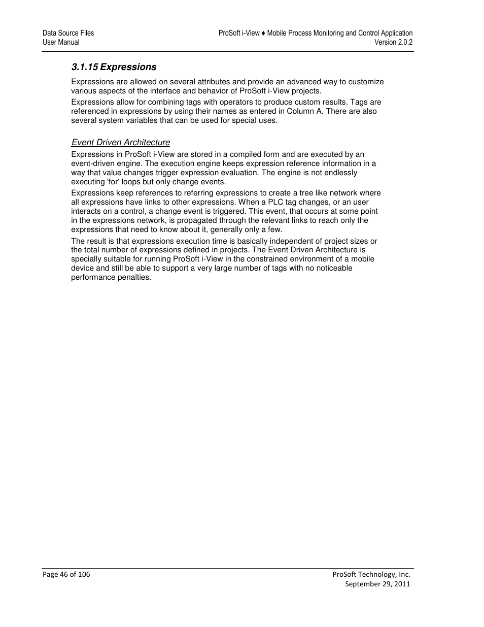 ProSoft Technology ProSoft i-View User Manual | Page 46 / 106