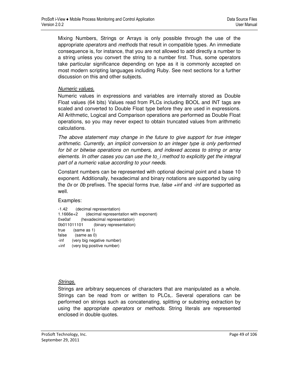 ProSoft Technology ProSoft i-View User Manual | Page 49 / 106