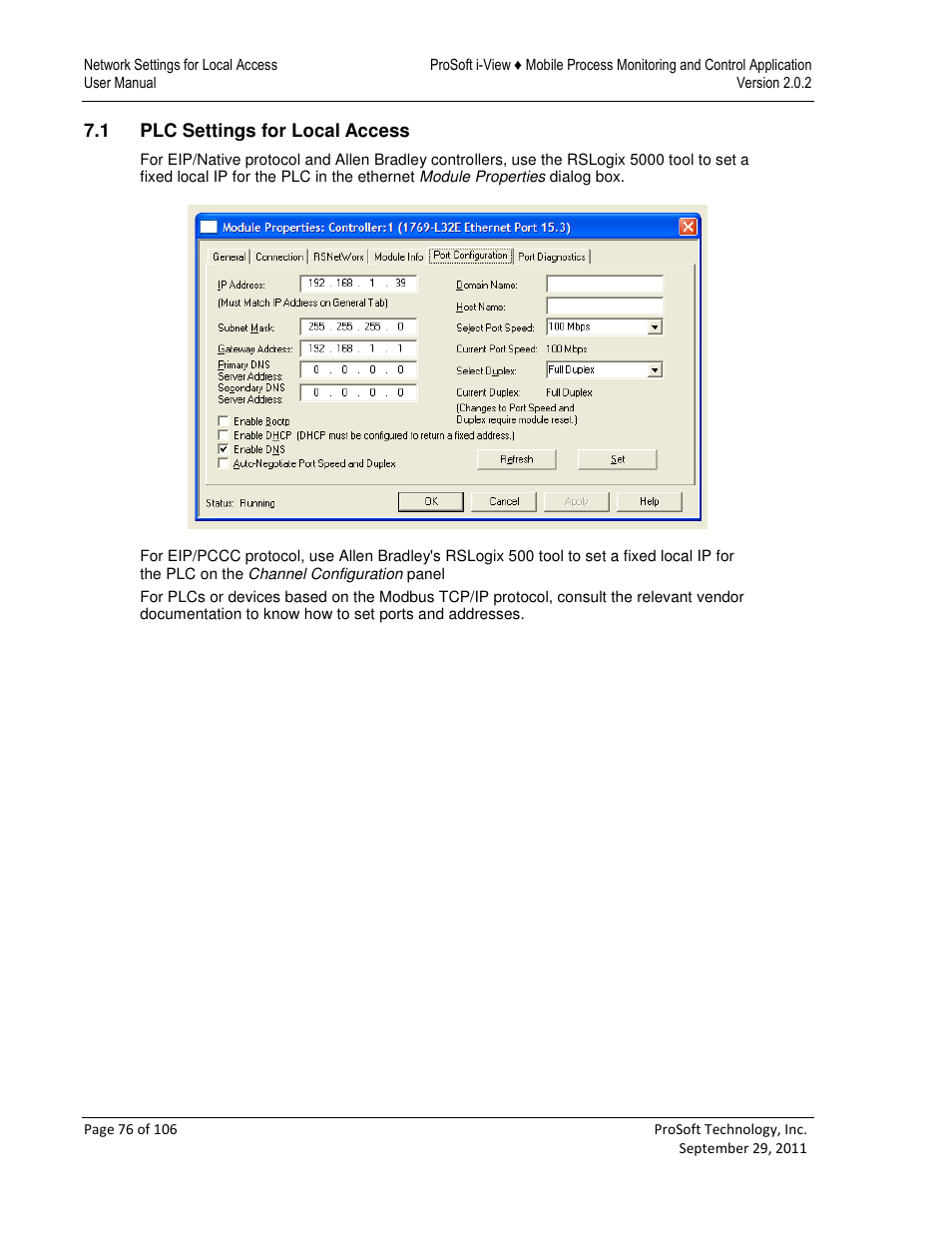 ProSoft Technology ProSoft i-View User Manual | Page 76 / 106