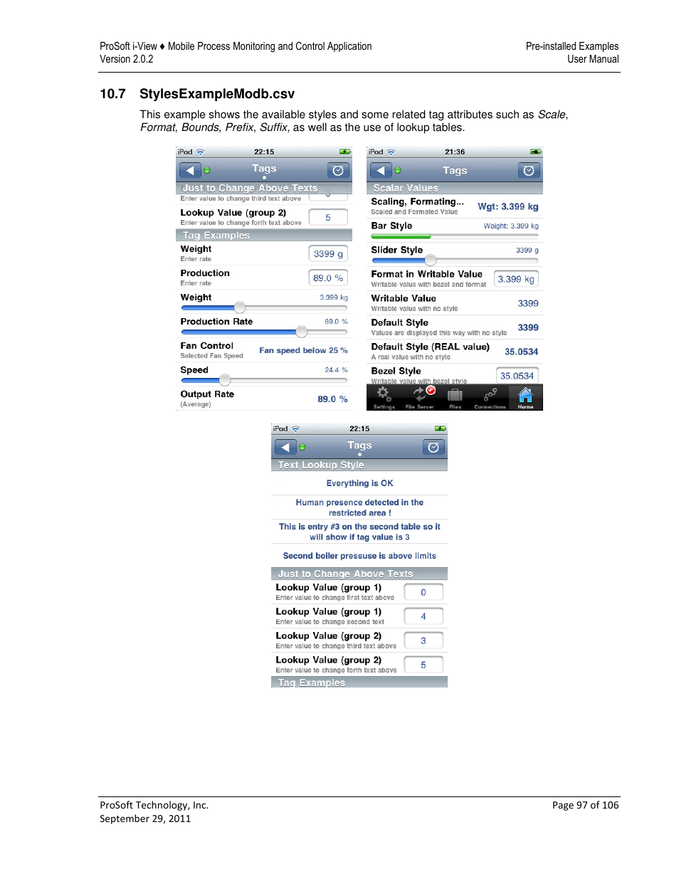 ProSoft Technology ProSoft i-View User Manual | Page 97 / 106