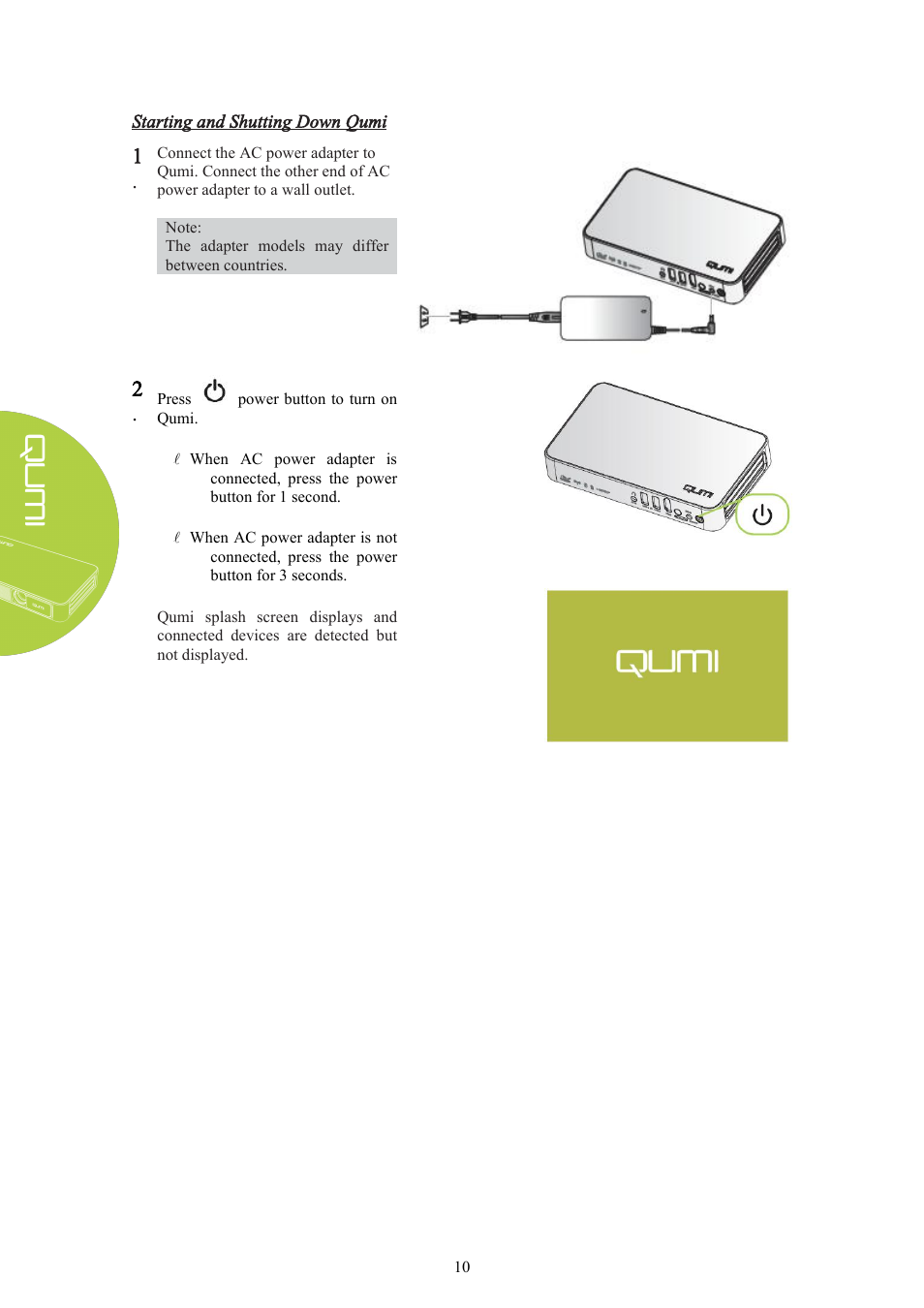 Vivitek Qumi Q3 Plus User Manual | Page 16 / 52