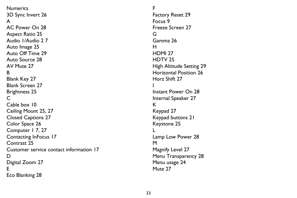 Sp1080_ug_eniom.pdf | InFocus SP1080 User Manual | Page 34 / 35