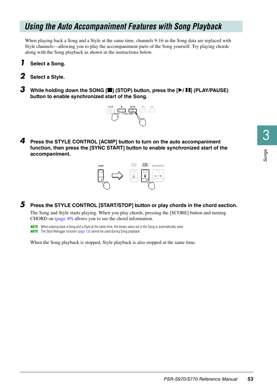 Yamaha PSR-S770 User Manual | Page 53 / 134