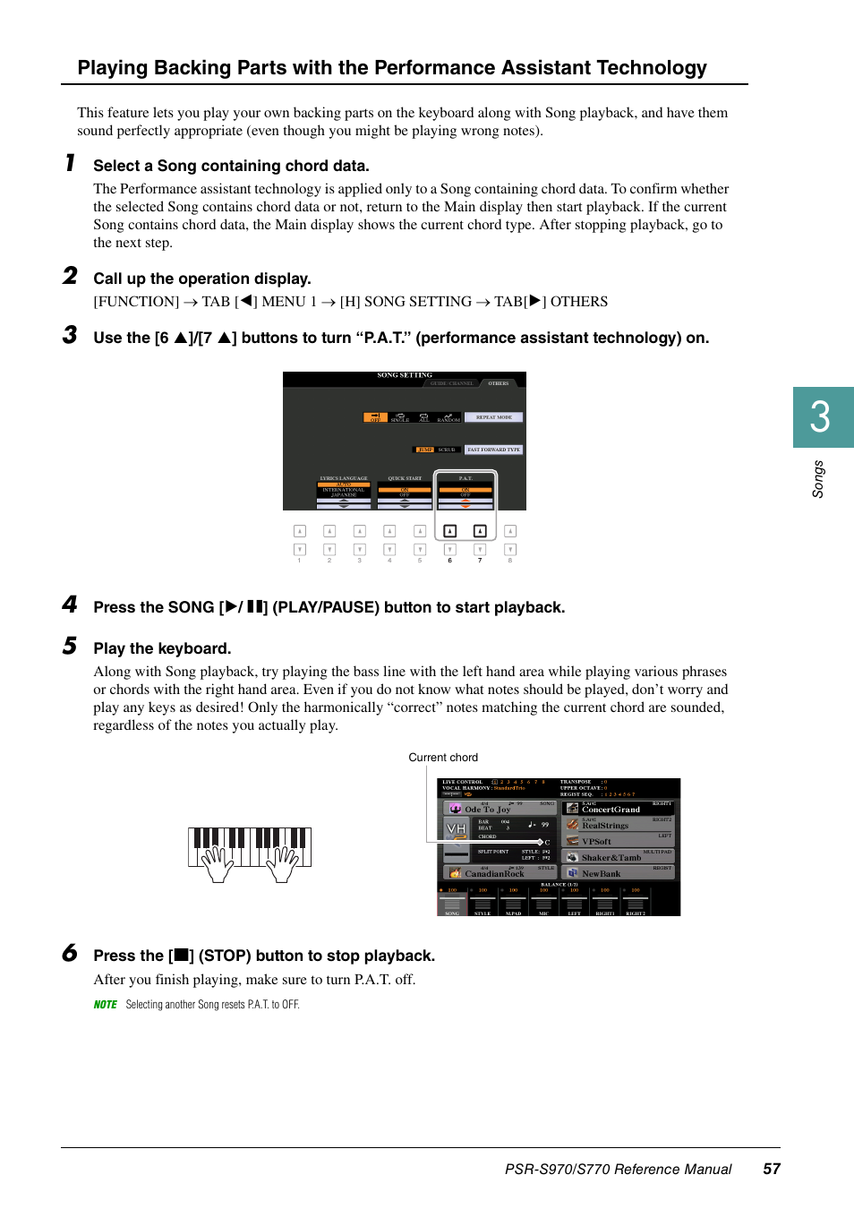 Yamaha PSR-S770 User Manual | Page 57 / 134