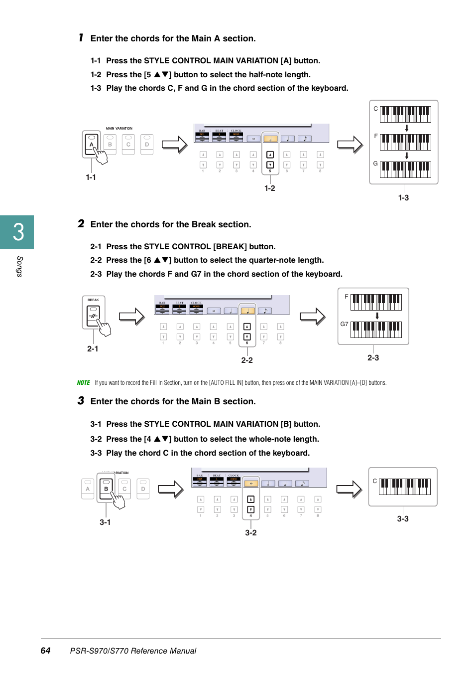 Yamaha PSR-S770 User Manual | Page 64 / 134