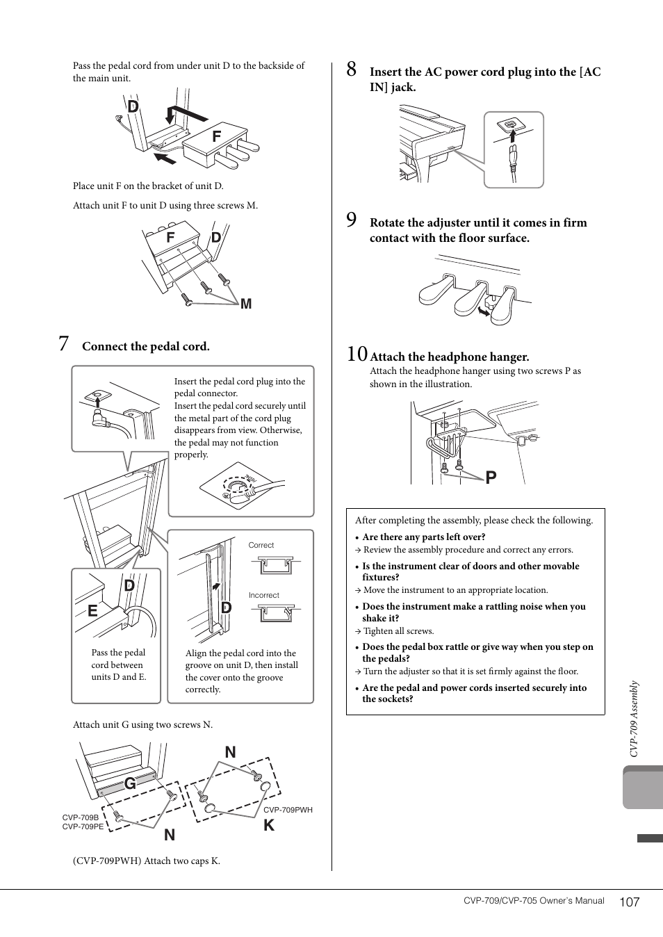 Gn n | Yamaha CVP-705B User Manual | Page 107 / 128