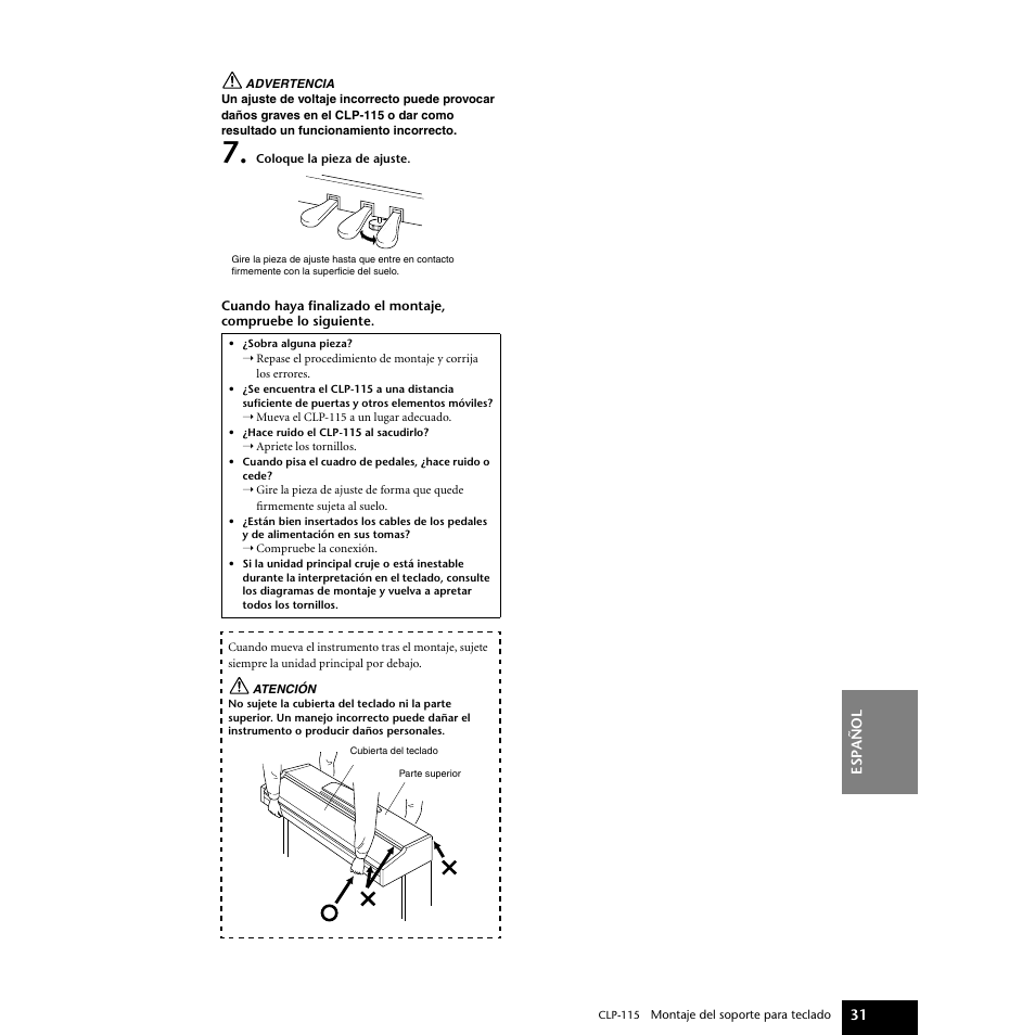 Yamaha P-115 User Manual | Page 31 / 46
