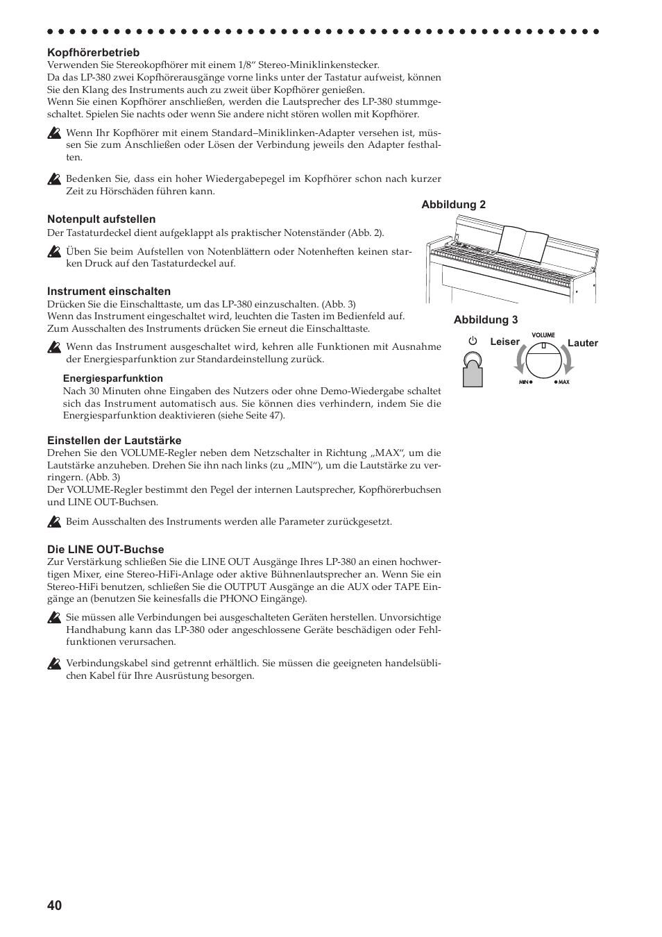 KORG LP-380-73 User Manual | Page 40 / 71