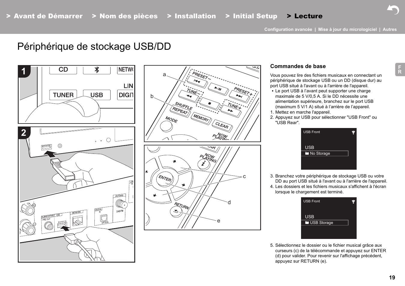 Périphérique de stockage usb/dd | Pioneer X-HM76 User Manual | Page 67 / 330