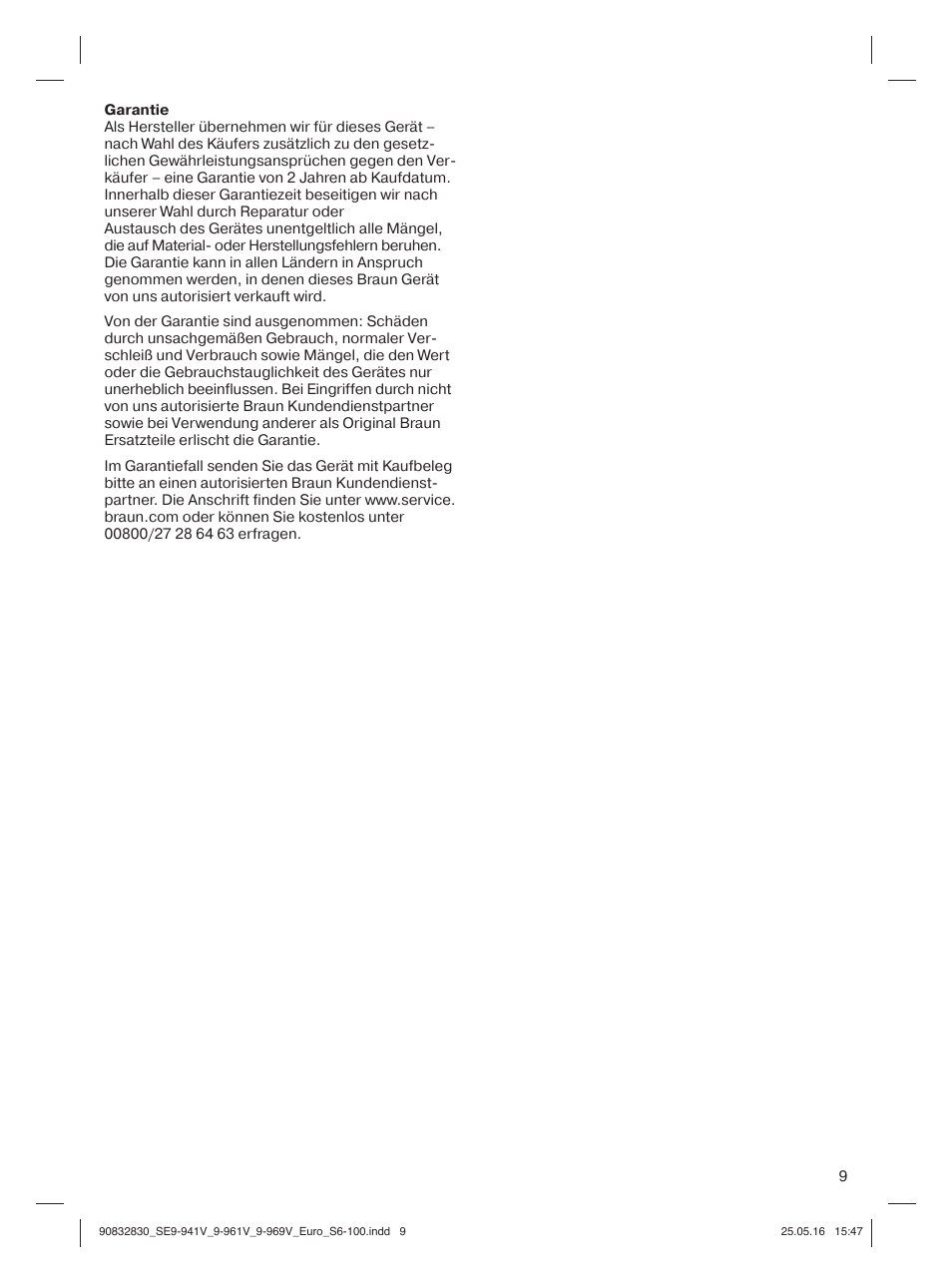 Braun Silk-épil 9 SkinSpa  5377 User Manual | Page 8 / 97