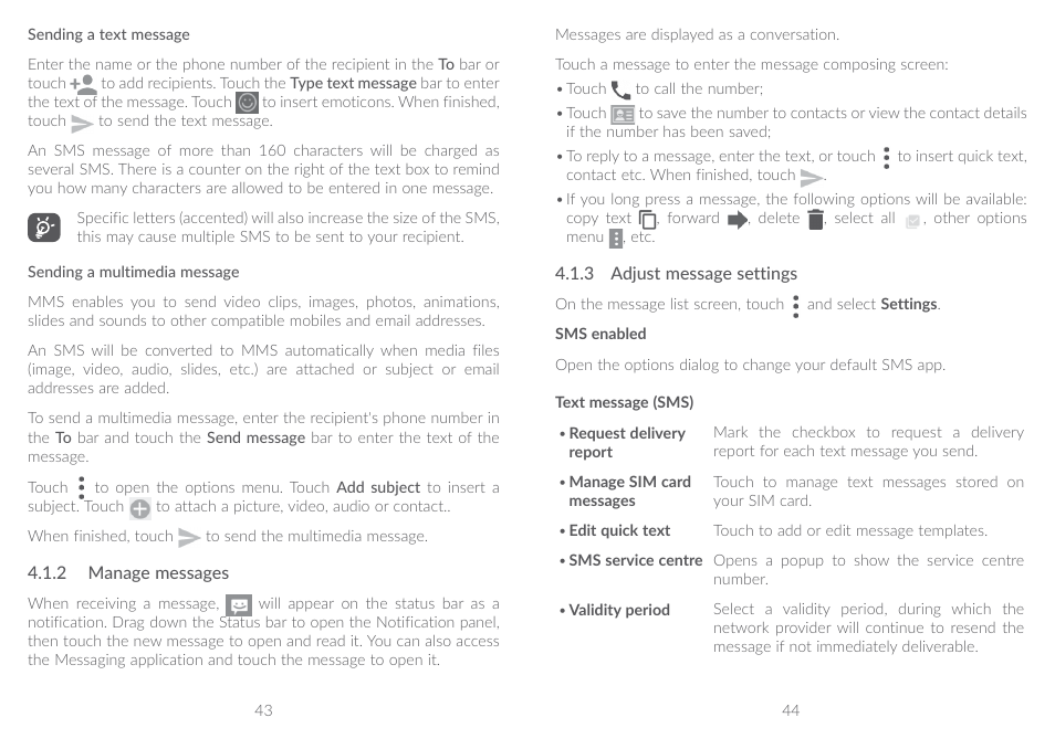 Alcatel A5 LED 5085Y User Manual | Page 23 / 55