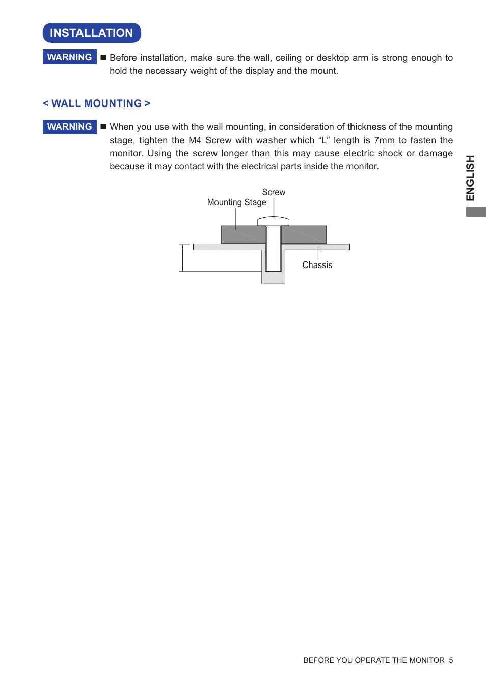 Installation | Iiyama xub2792hsu User Manual | Page 10 / 40