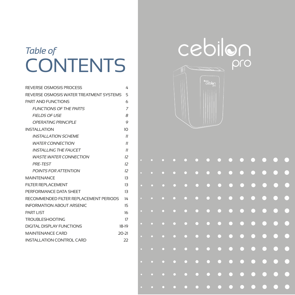 İhlas Aura Cebilon Unique User Manual | Page 3 / 24