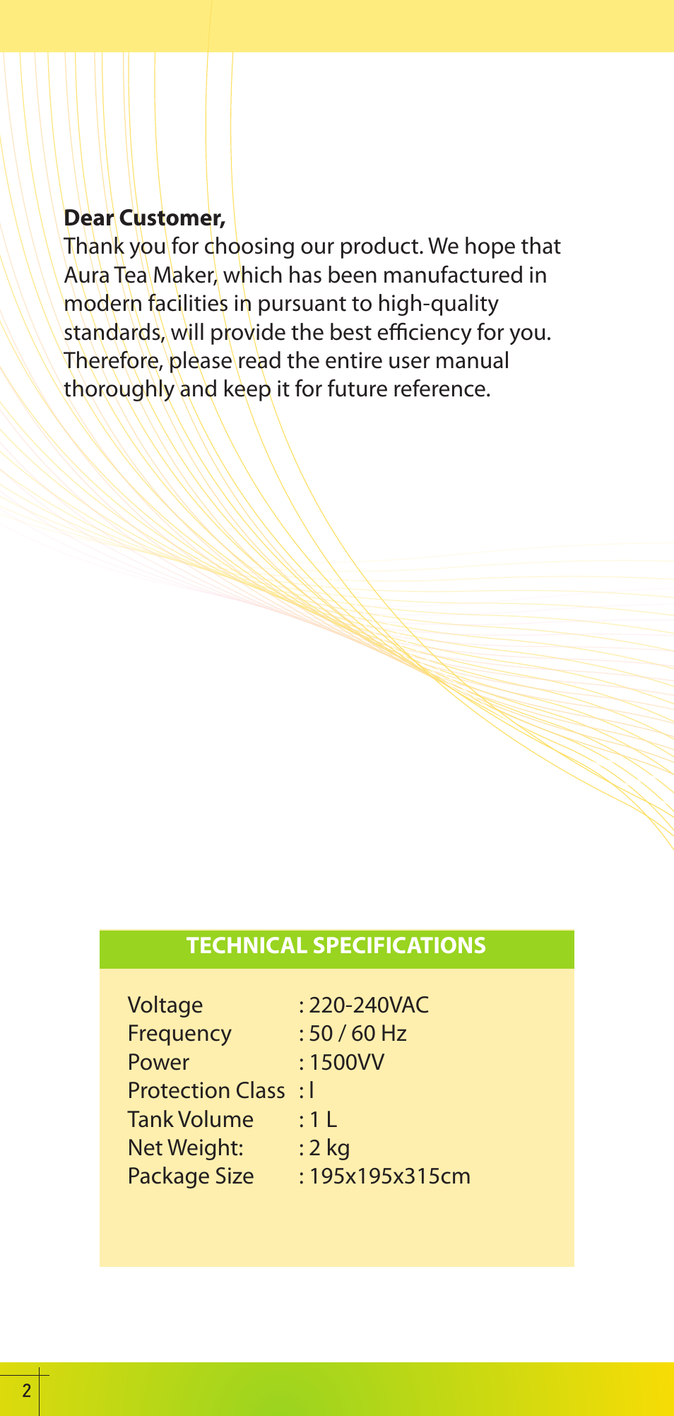 İhlas Teamatic User Manual | Page 2 / 8