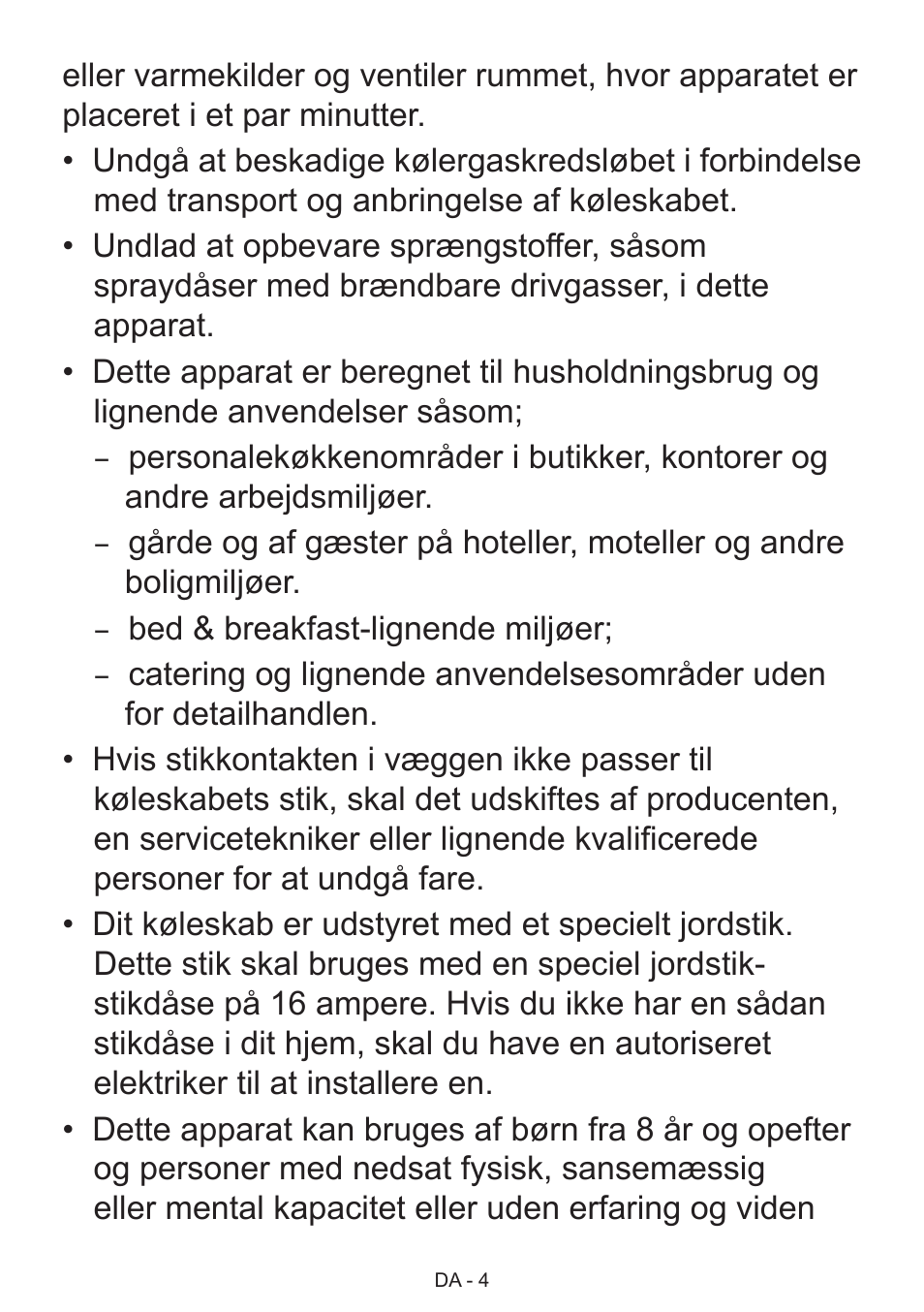 GRAM 49SK 4186 F User Manual | Page 5 / 112